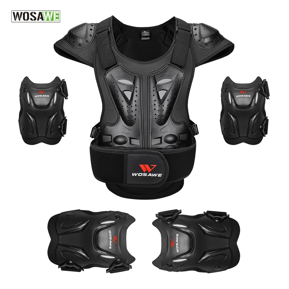 WOSAWE Sports Motocross Chest Back Protector Vest Skating Snow Spine Guard Moto Jacket KneePads Elbow Guard Motorcycle Armor
WOSAWE Sports Motocross Chest Back Protector Vest Skating Snow Spine Guard Moto Jacket KneePads Elbow Guard Motorcycle Armor