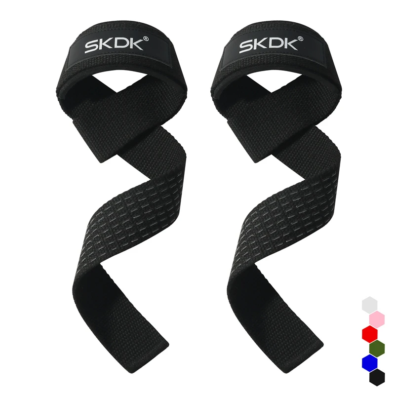 

Anti-skid Gym Fitness Wristband Weightlifting Grip Straps Dumbbells Training Wrist Support Bands Hand Grips Strap Wrap