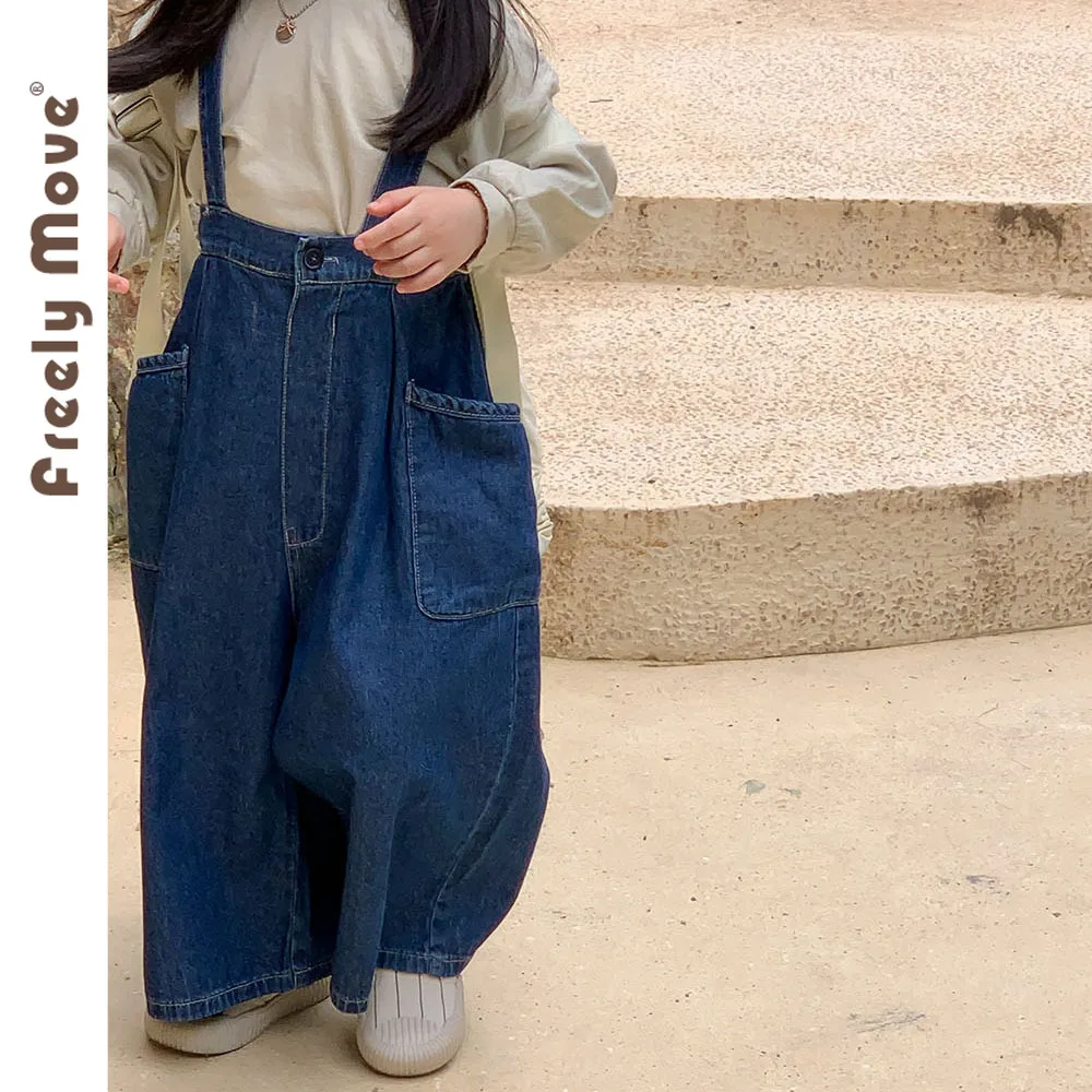 Freely Move Children Overalls for Girls Boys Kids Jumpsuit New Suspenders Denim Pants Solid Pockets Loose Casual Unisex Overalls
Freely Move Children Overalls for Girls Boys Kids Jumpsuit New Suspenders Denim Pants Solid Pockets Loose Casual Unisex Overalls