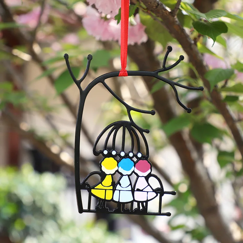 Angels Couple Doll Window Hangings SunCatcher Stained Acrylic Wind Chimes Art Hanging Pendan Home Room Door Window Decoration
Angels Couple Doll Window Hangings SunCatcher Stained Acrylic Wind Chimes Art Hanging Pendan Home Room Door Window Decoration