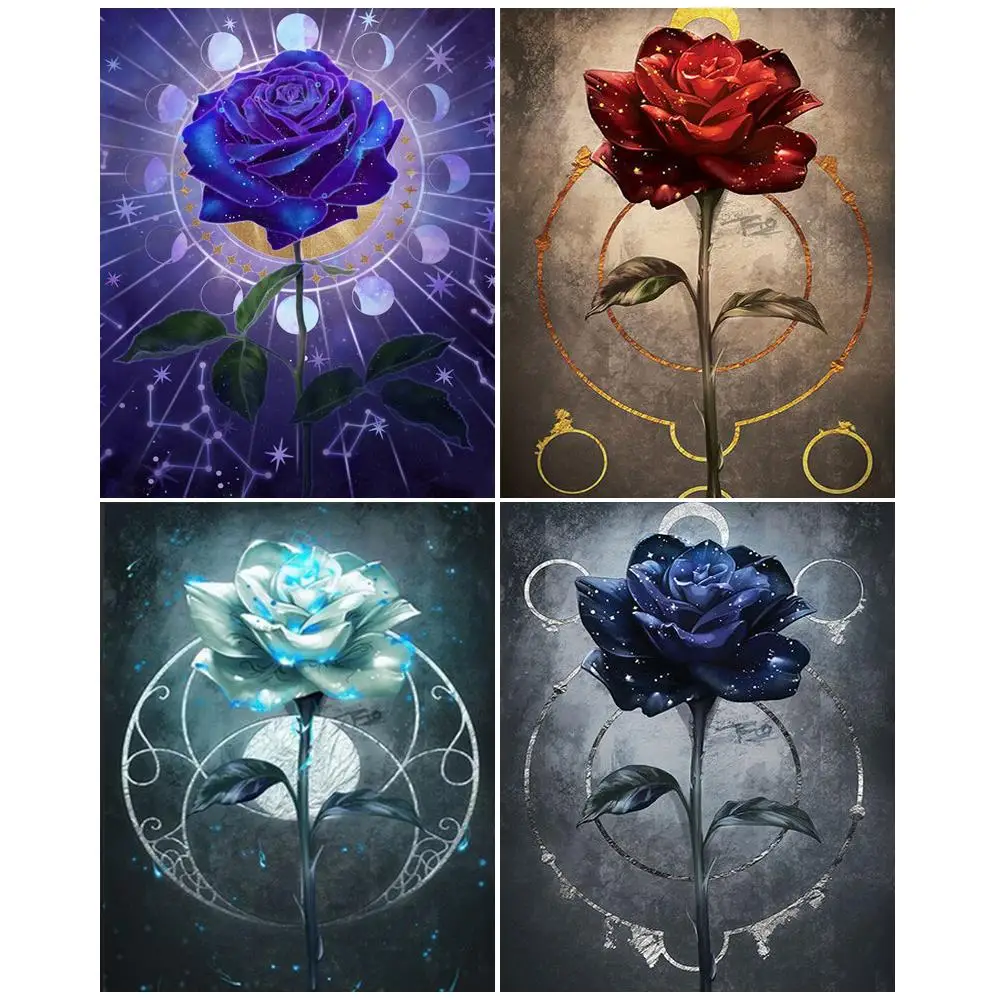 GATYZTORY Oil Painting By Number Rose Flower Wall Art Unique Gift DIY Frame Coloring By Numbers Acrylic Canvas For Living Room
GATYZTORY Oil Painting By Number Rose Flower Wall Art Unique Gift DIY Frame Coloring By Numbers Acrylic Canvas For Living Room