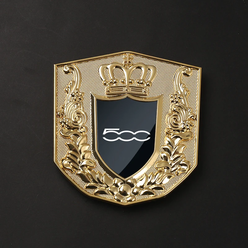 Crown shape car front grille stickers, car front grille metal stickers for FIAT 500 Panda Bravo with logo car Accessories
Crown shape car front grille stickers, car front grille metal stickers for FIAT 500 Panda Bravo with logo car Accessories