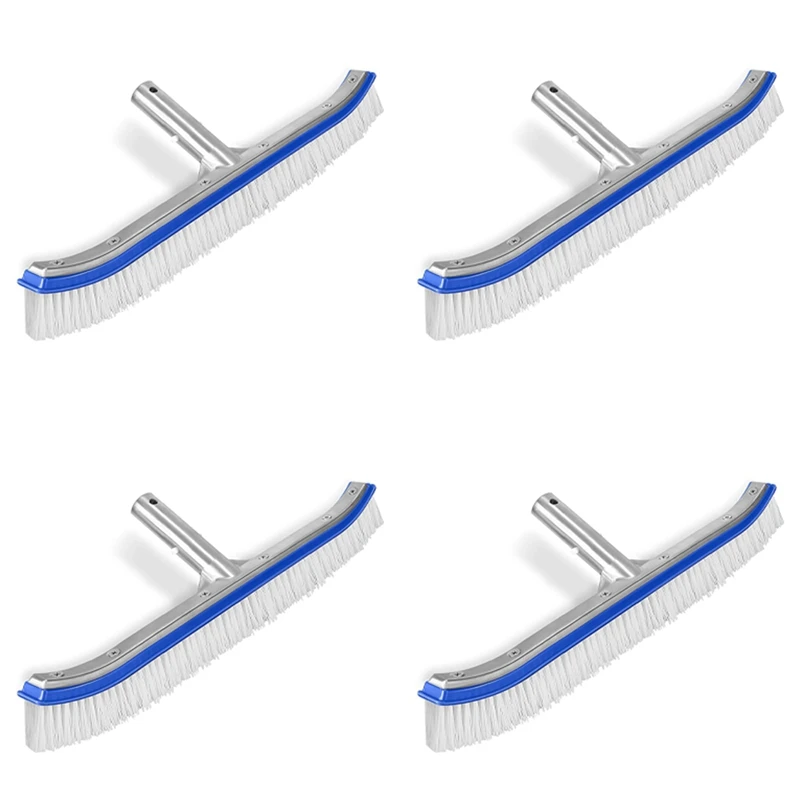 4X Pool Brush, Swimming Pool Wall & Tile Brush 18 Inch Swimming Pool Cleaning Pole Brush Head Replacement Brush,Blue
4X Pool Brush, Swimming Pool Wall & Tile Brush 18 Inch Swimming Pool Cleaning Pole Brush Head Replacement Brush,Blue