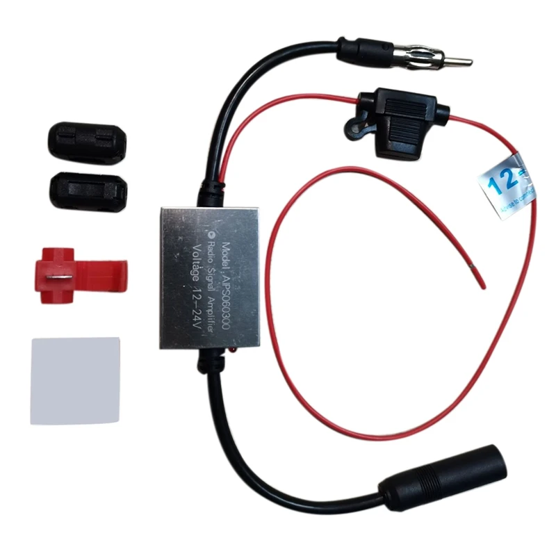 FM Signal Amplifier Anti-Interference Metal Car Antenna Radio Universal Auto FM Booster Amp 88-108 Mhz 12V A
FM Signal Amplifier Anti-Interference Metal Car Antenna Radio Universal Auto FM Booster Amp 88-108 Mhz 12V A