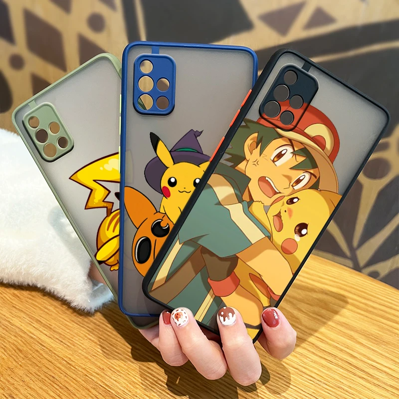 Pikachu Lovely Cute Anime For Samsung Galaxy A72 A52 A71 A51 A70 A32 A21S A03S A02S A12 5G Frosted Translucent Phone Case Cover
Pikachu Lovely Cute Anime For Samsung Galaxy A72 A52 A71 A51 A70 A32 A21S A03S A02S A12 5G Frosted Translucent Phone Case Cover