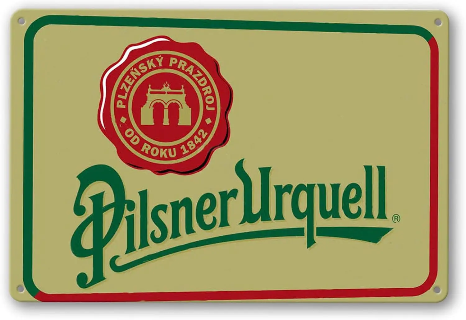 Металлическая табличка Pilsner-Urquell
Металлическая табличка Pilsner-Urquell