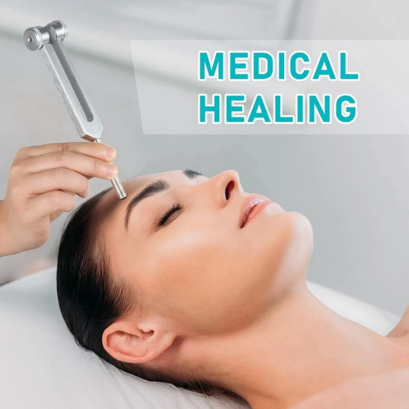 (128Hz, 256Hz, 512Hz)Tuning Fork Set, Tuning Forks With Reflex Hammer For Chakra/Healing/Sound Therapy/DNA Repair
(128Hz, 256Hz, 512Hz)Tuning Fork Set, Tuning Forks With Reflex Hammer For Chakra/Healing/Sound Therapy/DNA Repair