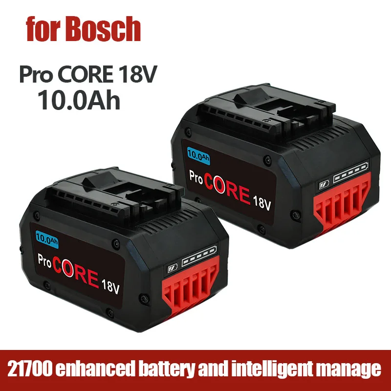 

Высококачественный литий-ионный сменный аккумулятор GBA18V80 18 в 100% Ач для Bosch 18-вольтовый беспроводной электроинструмент, дрели,