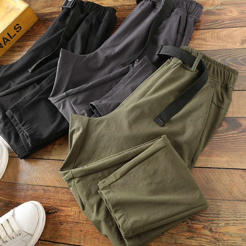 Buckle Belt Outdoor Training Cycling Men's Autumn Winter Fast Dry High Elastic Sport Straight Casual Pants Fitness Camp Trousers
Buckle Belt Outdoor Training Cycling Men's Autumn Winter Fast Dry High Elastic Sport Straight Casual Pants Fitness Camp Trousers