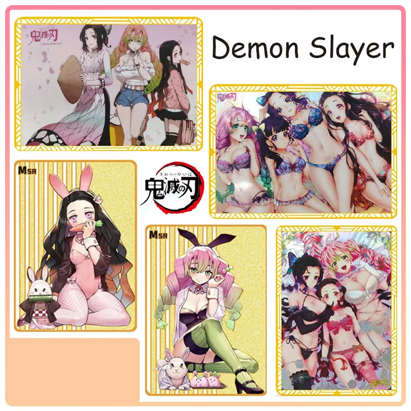 Demon Slayer card Anime characters Hot stamping process Collectible cards Metal card Children's toys Christmas Birthday gifts
Demon Slayer card Anime characters Hot stamping process Collectible cards Metal card Children's toys Christmas Birthday gifts