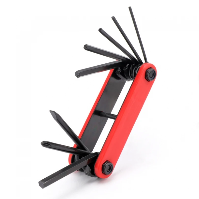 6 in 1 MTB Bicycle Repair Portable Tool Kit High Hardness Hex Wrench Cycling Set Tools
6 in 1 MTB Bicycle Repair Portable Tool Kit High Hardness Hex Wrench Cycling Set Tools
