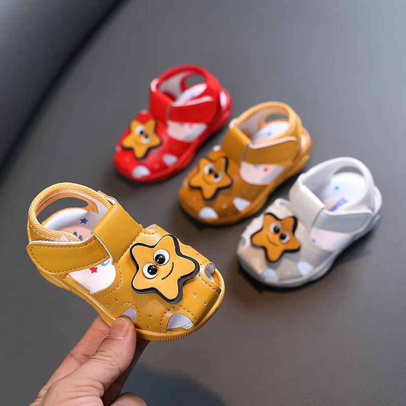Summer Children's Girls Sandals Cute Cartoon Star Prints Toddler Sandals Soft Rubber Casual Sports Beach Sandals for boys girls
Summer Children's Girls Sandals Cute Cartoon Star Prints Toddler Sandals Soft Rubber Casual Sports Beach Sandals for boys girls