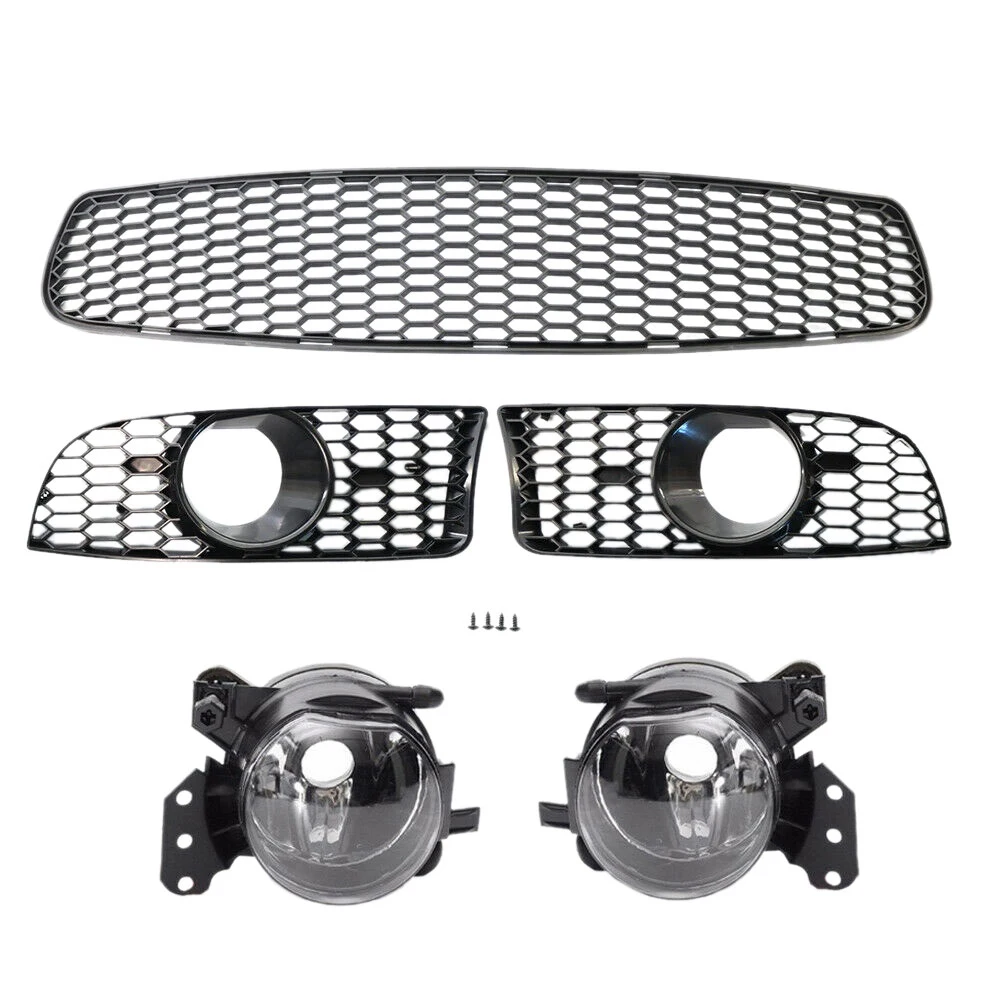 Front Lower Bumper Grille Fog Light Grill + Fog Lamp Kit for BMW 3-Series E90 E92 E93 2009-2011
Front Lower Bumper Grille Fog Light Grill + Fog Lamp Kit for BMW 3-Series E90 E92 E93 2009-2011