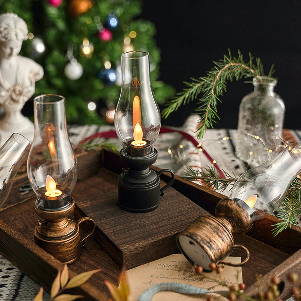 Retro LED Flameless Flickering Candle Lights Vintage Battery Powered Electronic Candle Tea Lights Ornament Wedding Party Decor
Retro LED Flameless Flickering Candle Lights Vintage Battery Powered Electronic Candle Tea Lights Ornament Wedding Party Decor