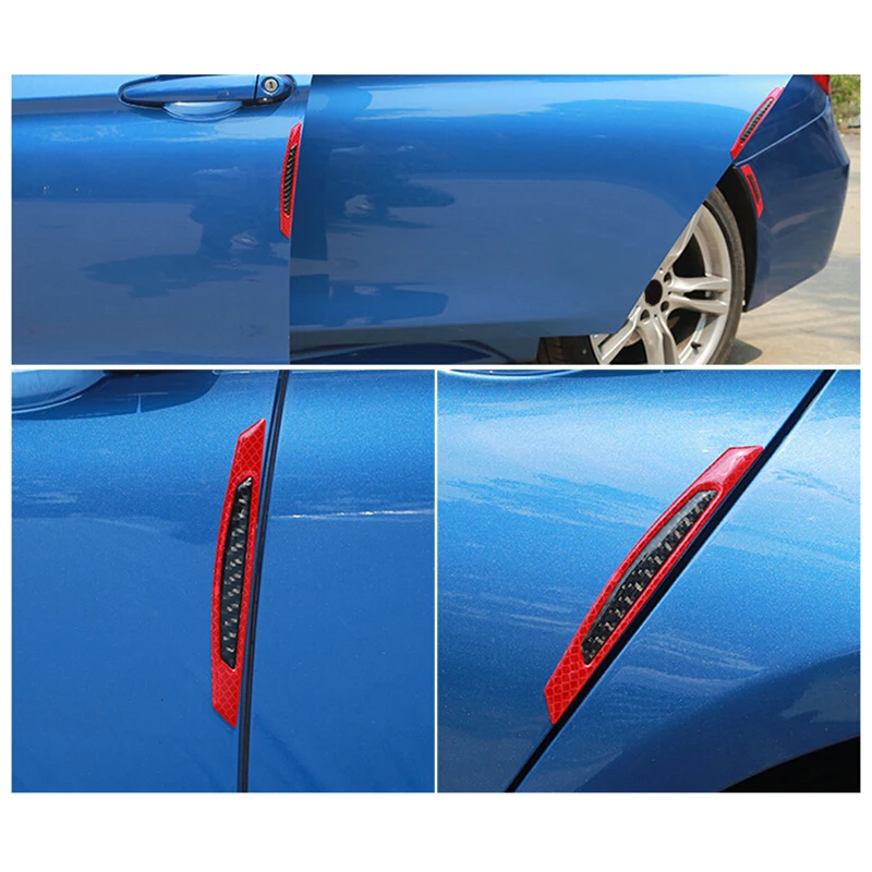Set Red PC Plastic Bumper Reflective Sticker Accessories Kit Parts 4pcs Set Reflector Decal Carbon fiber Strip Tape
Set Red PC Plastic Bumper Reflective Sticker Accessories Kit Parts 4pcs Set Reflector Decal Carbon fiber Strip Tape