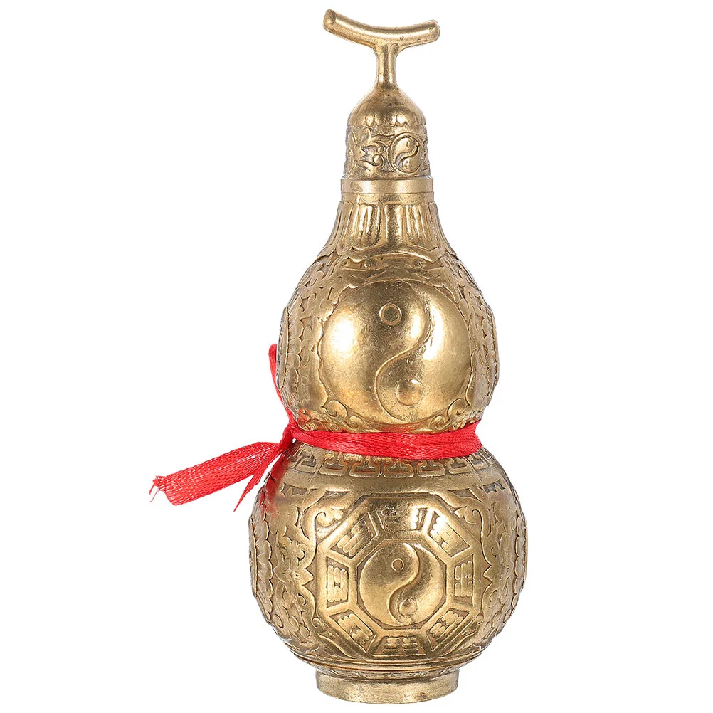 Gourd Lucky Chinese Figurine Fengshui Wealth Statue Bottle Brass Farmhouse Gold Ornaments Decor Lou Wu Hulu Calabash Desktop
Gourd Lucky Chinese Figurine Fengshui Wealth Statue Bottle Brass Farmhouse Gold Ornaments Decor Lou Wu Hulu Calabash Desktop