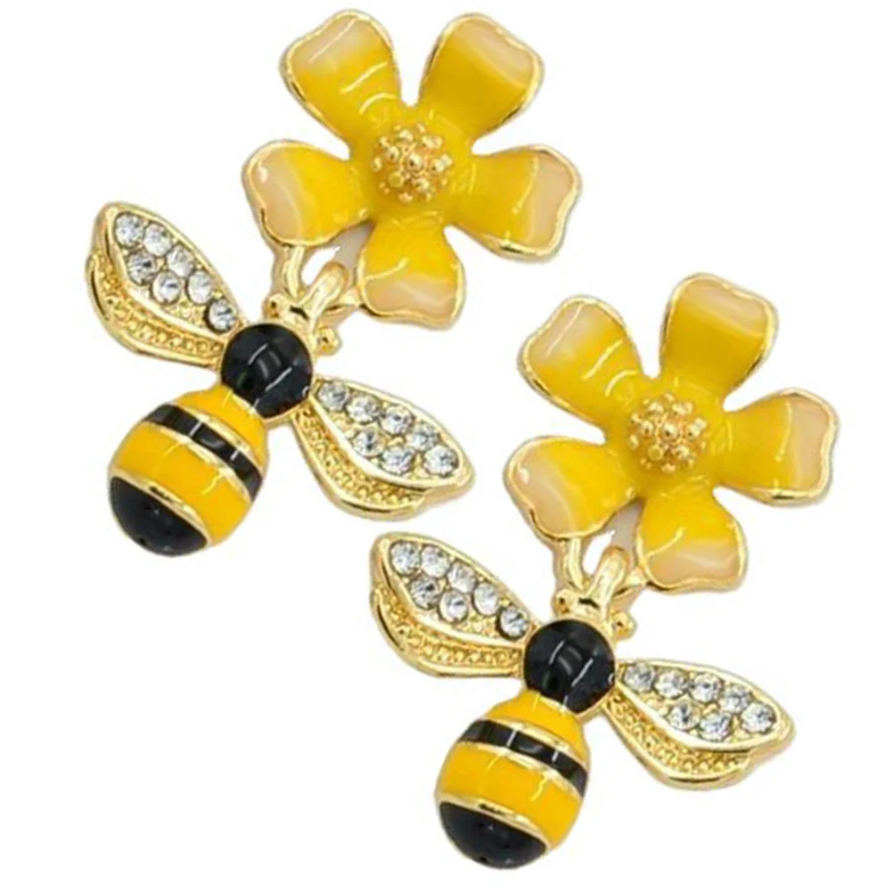 Hypoallergenic Earrings Bee Jewelry Women Drop Fashion Style 3.2x2.2CM Dangle Alloy Metal Flower
Hypoallergenic Earrings Bee Jewelry Women Drop Fashion Style 3.2x2.2CM Dangle Alloy Metal Flower