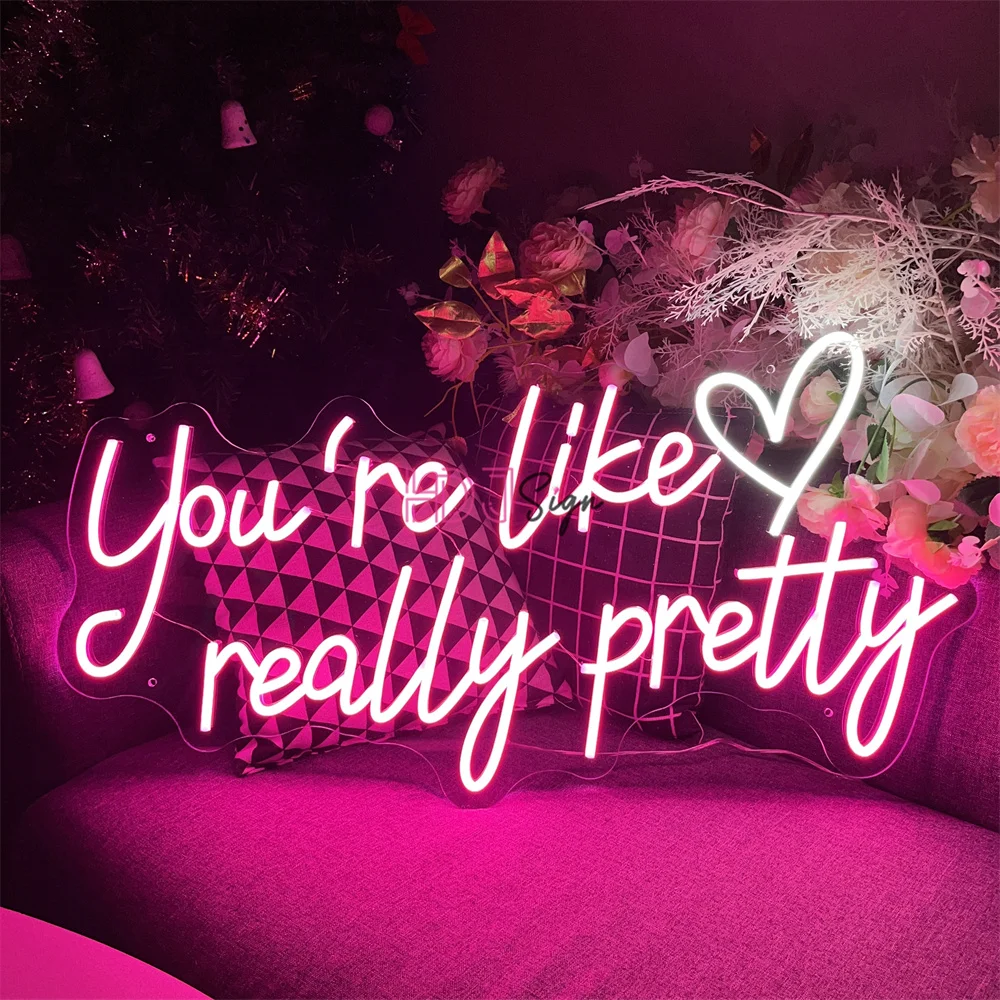 You are Like Really Pretty Neon Sign Art Wall Hanging Decor Led Neon Lights Sign Wall Lamps Wedding Party Room Wall Decoration
You are Like Really Pretty Neon Sign Art Wall Hanging Decor Led Neon Lights Sign Wall Lamps Wedding Party Room Wall Decoration