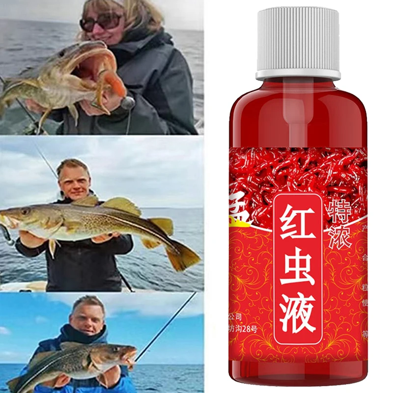 Fish Bait Additive 60ml Concentrated Red Worm Liquid High Concentration Fish Bait Attractant Tackle Food for Trout Cod Carp Bass
Fish Bait Additive 60ml Concentrated Red Worm Liquid High Concentration Fish Bait Attractant Tackle Food for Trout Cod Carp Bass