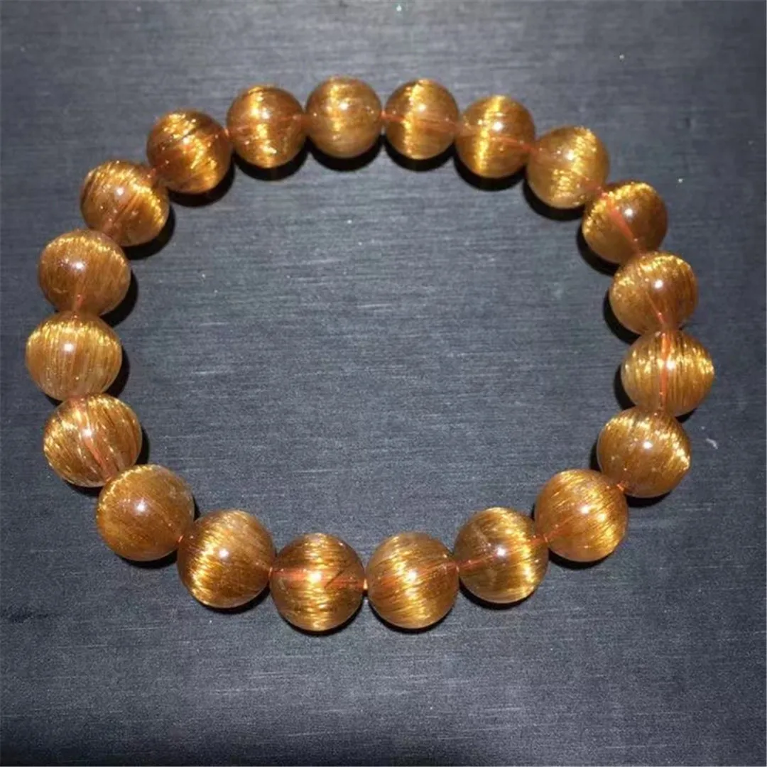 9mm Natural Copper Rutilated Quartz Bracelet For Women Men Wealth Gift Beauty Crystal Cat Eye Round Beads Strands Jewelry AAAAA
9mm Natural Copper Rutilated Quartz Bracelet For Women Men Wealth Gift Beauty Crystal Cat Eye Round Beads Strands Jewelry AAAAA
