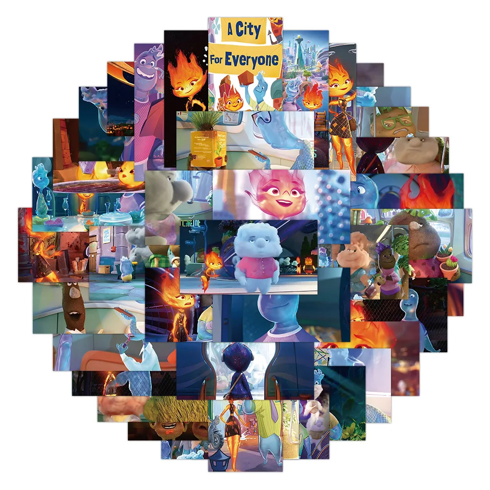 60PCS NEW Anime Movies Elemental Stickers Cartoon Account Stickers Laptop Phone Case Waterproof Sticker DIY Toy
60PCS NEW Anime Movies Elemental Stickers Cartoon Account Stickers Laptop Phone Case Waterproof Sticker DIY Toy