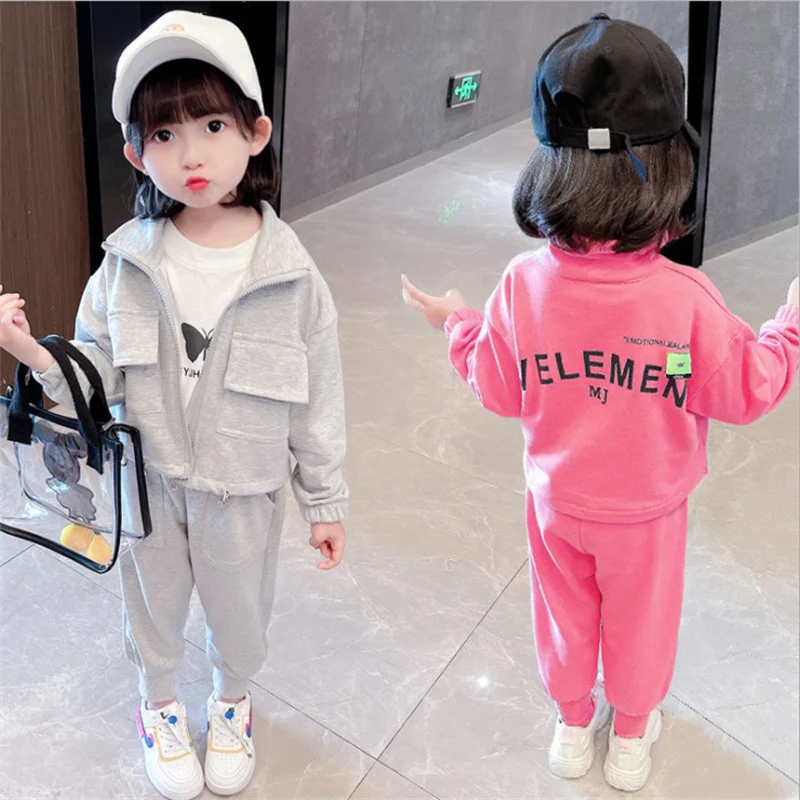 Girls Suit Coat+Pants Cotton 2Pcs/Sets 2022 Classic Spring Autumn Thicken Sport Suits Sets Uniforms Kid Baby Children Clothing
Girls Suit Coat+Pants Cotton 2Pcs/Sets 2022 Classic Spring Autumn Thicken Sport Suits Sets Uniforms Kid Baby Children Clothing