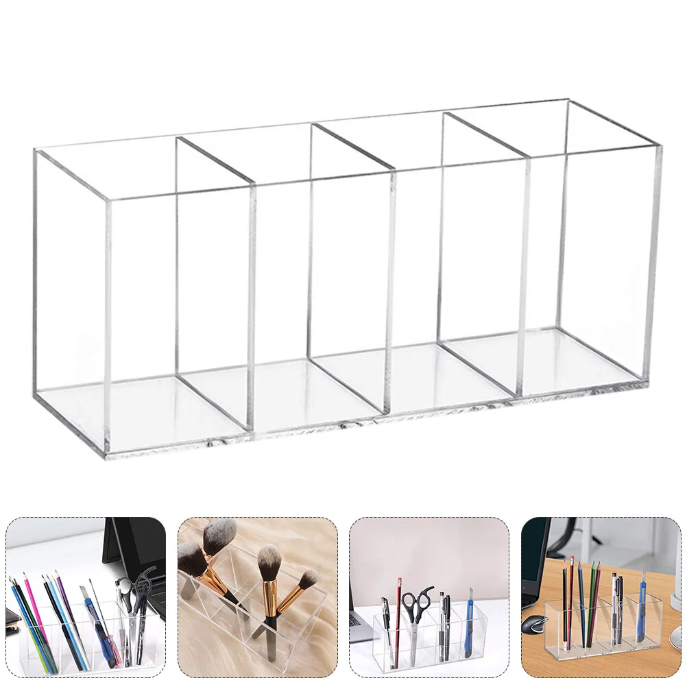 Storage Box Desktop Pen Organizer Cosmetics Brush Container Acrylic Holder Travel Containers Makeup Stationery Clear Plastic
Storage Box Desktop Pen Organizer Cosmetics Brush Container Acrylic Holder Travel Containers Makeup Stationery Clear Plastic
