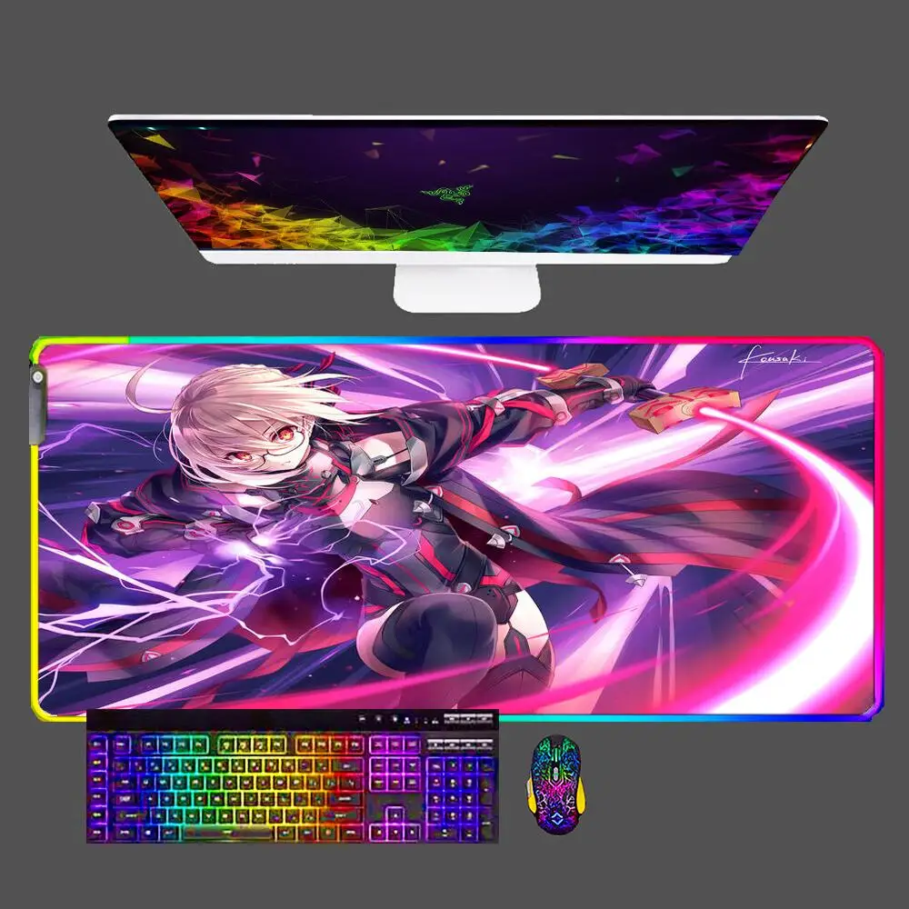 Anime FateGrand Order RGB Mouse Pad Large XXL PC Game Office Keyboard Table Mat Gaming Accessories LED Backlight Mousepad Carpet
Anime FateGrand Order RGB Mouse Pad Large XXL PC Game Office Keyboard Table Mat Gaming Accessories LED Backlight Mousepad Carpet
