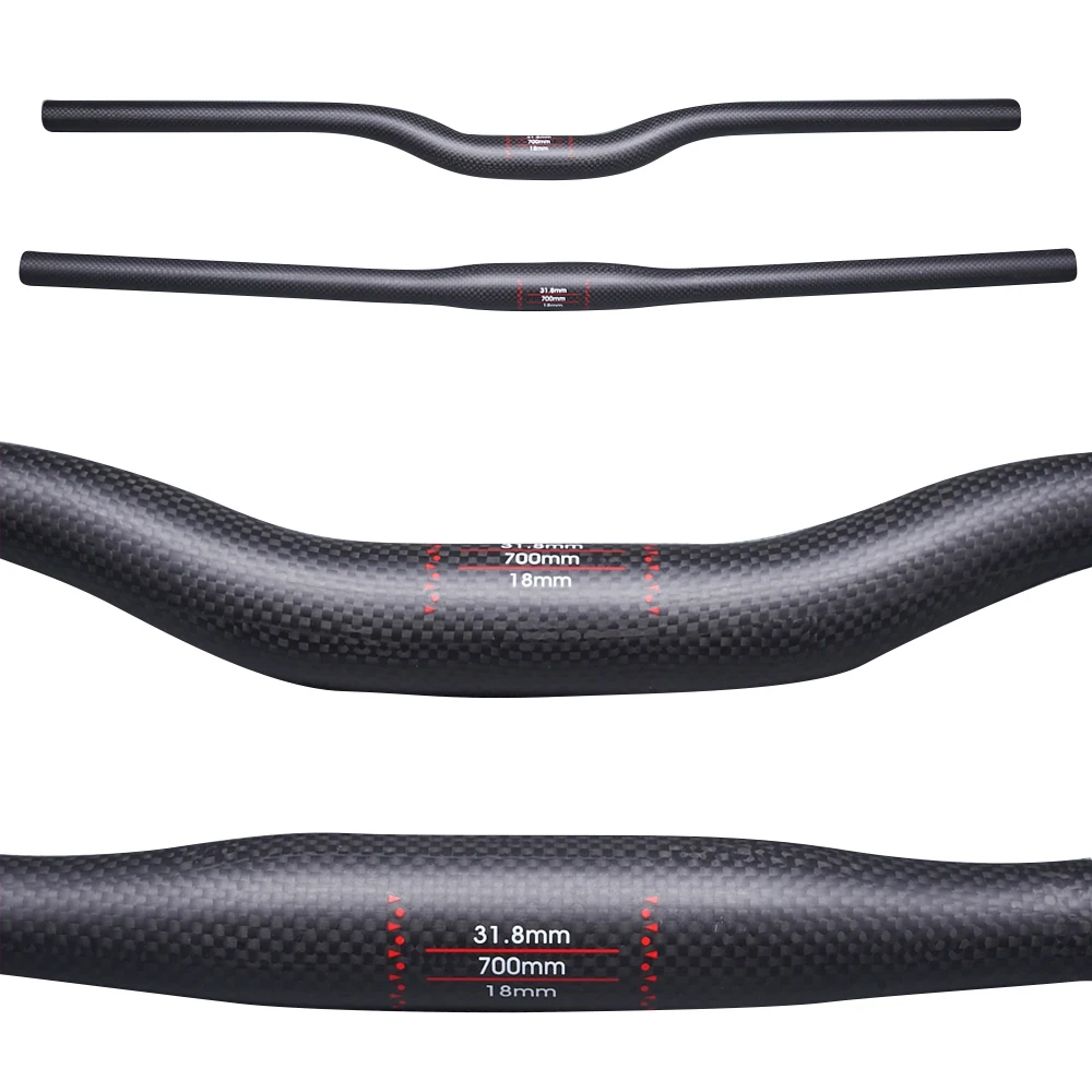 Cycling Parts Matte 3K Carbon Fiber Bike MTB Handlebar Mountain Bicycle Flat or Rise Handlebars Stem Diameter 31.8mm
Cycling Parts Matte 3K Carbon Fiber Bike MTB Handlebar Mountain Bicycle Flat or Rise Handlebars Stem Diameter 31.8mm