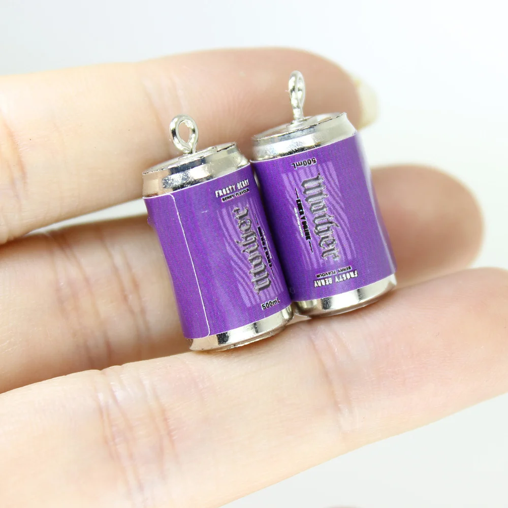 Yamily 8Pcs/Lot Resin Bottle Charms 3D Purple Alcohol Cans Pendant For Earring Bracelet Keychain Necklace Jewlery Findings DIY
Yamily 8Pcs/Lot Resin Bottle Charms 3D Purple Alcohol Cans Pendant For Earring Bracelet Keychain Necklace Jewlery Findings DIY