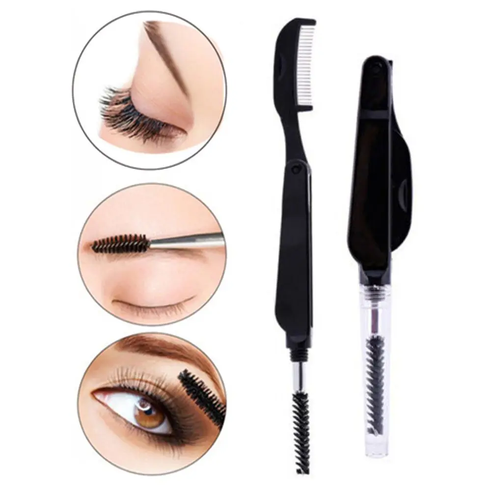 New Dual-Head Folding Metal Eyelash Comb Eyebrow Brush Mascara Separator Women Makeup Beauty Eyelash Extension Tool
New Dual-Head Folding Metal Eyelash Comb Eyebrow Brush Mascara Separator Women Makeup Beauty Eyelash Extension Tool