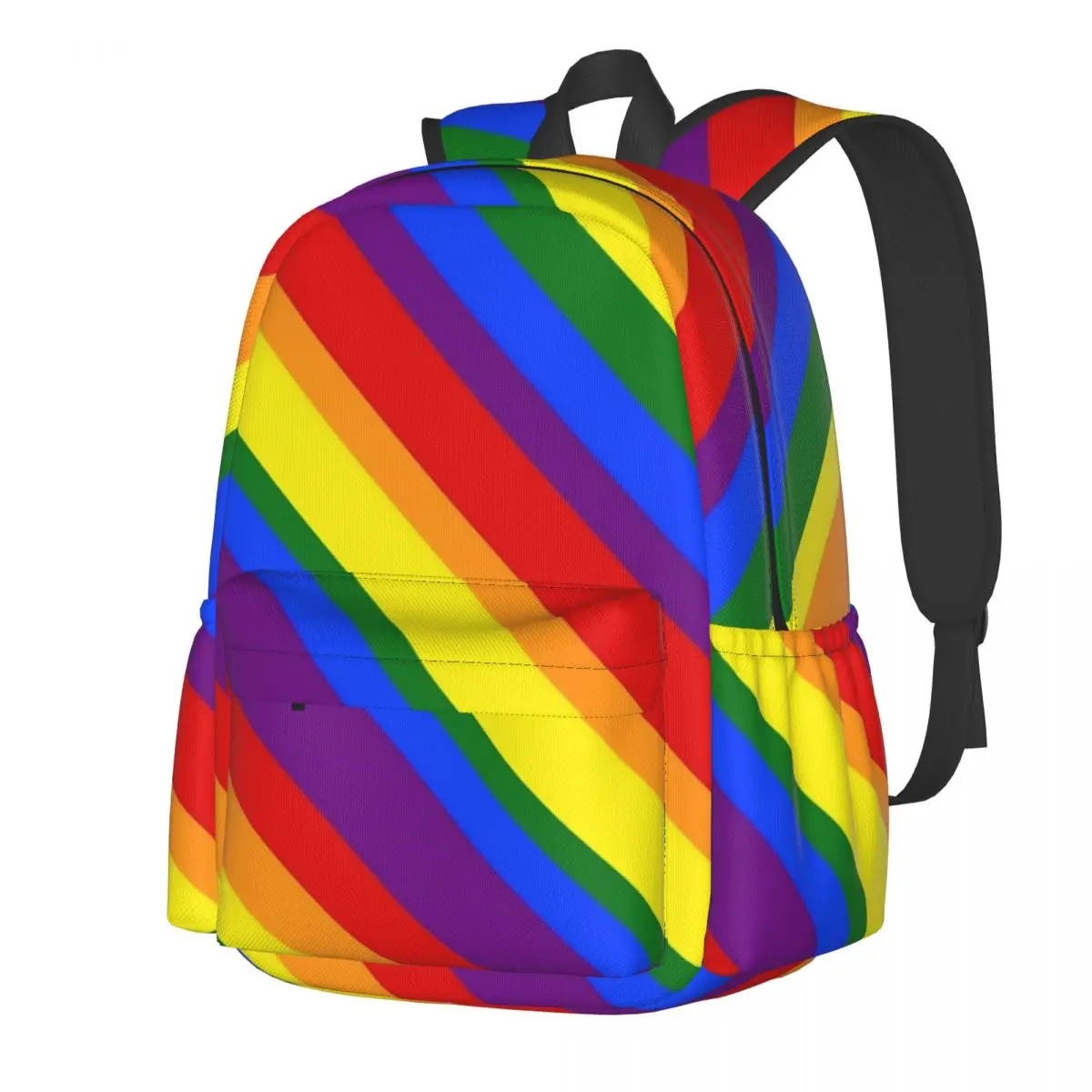Rainbow Striped Backpack Unisex Colorful Lines Print Large Backpacks Polyester Leisure School Bags Travel Designer Rucksack
Rainbow Striped Backpack Unisex Colorful Lines Print Large Backpacks Polyester Leisure School Bags Travel Designer Rucksack