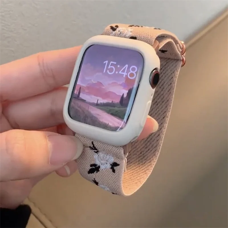 Nylon Shivering Case+StrapFor Apple Watch Band 41mm 45mm 44mm 40 49mm 42 38mm Correa Bracelet For iWatch Series 7 8 6 5 SE Ultra 
Nylon Shivering Case+StrapFor Apple Watch Band 41mm 45mm 44mm 40 49mm 42 38mm Correa Bracelet For iWatch Series 7 8 6 5 SE Ultra