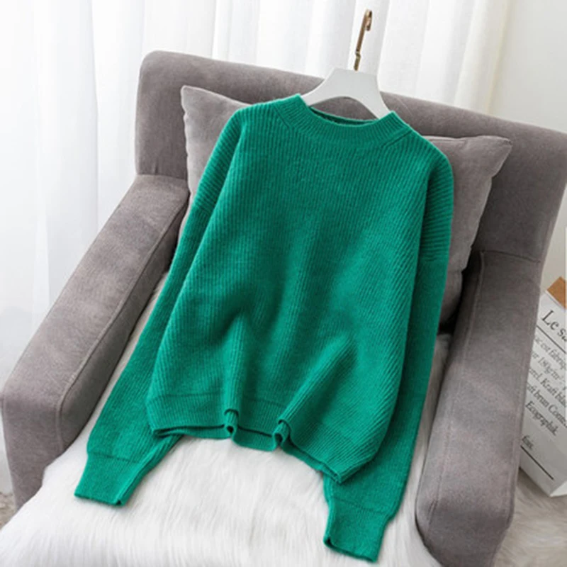 O-Neck Autumn Winter Women Pullover Sweater Fashion Knitted Loose Casual Jumper Hight Street Ladies Sweater
O-Neck Autumn Winter Women Pullover Sweater Fashion Knitted Loose Casual Jumper Hight Street Ladies Sweater