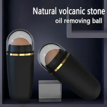 Sdotter Volcanic Stone Oil-Absorbing Rolling Stone Cleans Facial Oil And Sweat Keep Face Clean Makeup Remover Cosmetic Tools 3 C