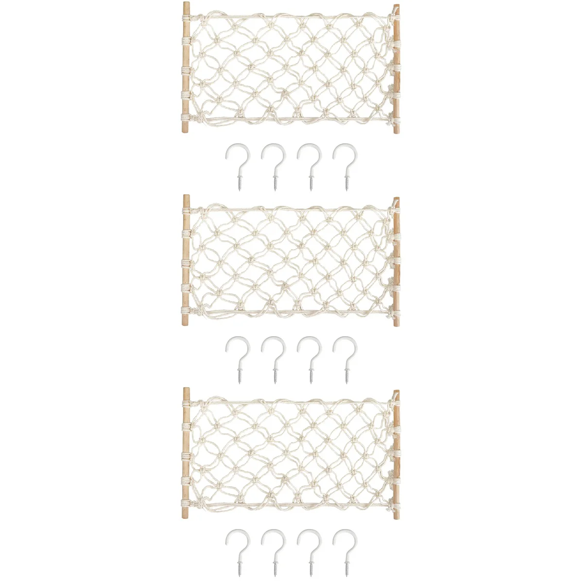 3 Sets of Creative Beautiful Multi-use Premium Kitchen Supply Storage Basket Hanging Storage Basket for Home
3 Sets of Creative Beautiful Multi-use Premium Kitchen Supply Storage Basket Hanging Storage Basket for Home