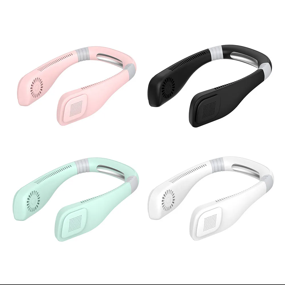 Portable Mini Fan Neckband Bladeless Lazy Neck Hanging Fan Outdoor Sports Travel Cooler Cooling Wearable Type C Rechargeable
Portable Mini Fan Neckband Bladeless Lazy Neck Hanging Fan Outdoor Sports Travel Cooler Cooling Wearable Type C Rechargeable
