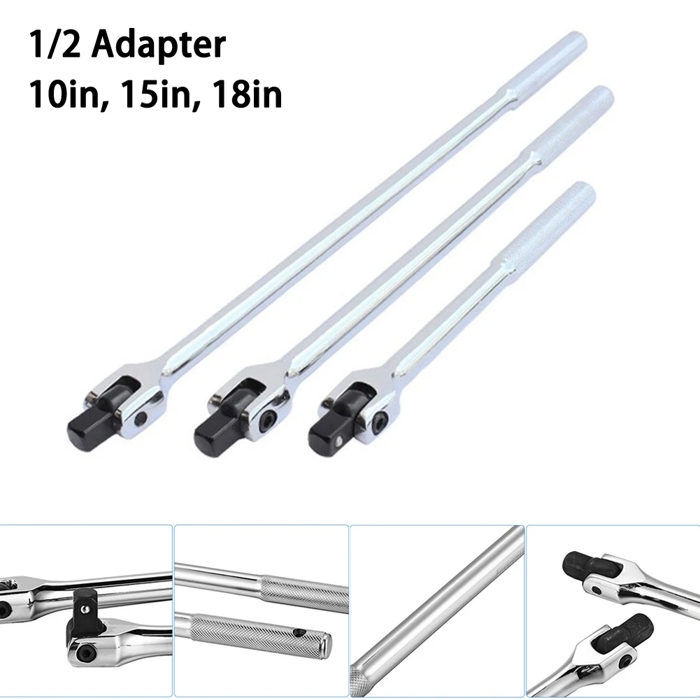 10-18inch Hand Tool Extended Wrench Universal Bending Rod F Lever Steering Handle Silver Chrome Plating Socket Torque Wrench
10-18inch Hand Tool Extended Wrench Universal Bending Rod F Lever Steering Handle Silver Chrome Plating Socket Torque Wrench