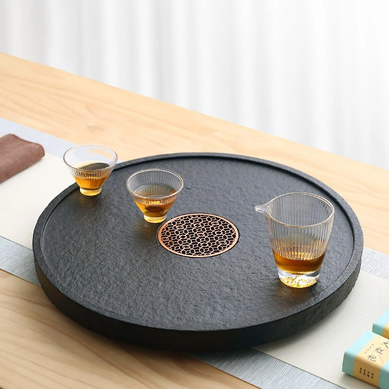 Tea Small Stone Tray Round Serving Luxury Minimalist Coffee Table Modern Kung Fu Gift Plateau Office Accessories GXR35XP 
Tea Small Stone Tray Round Serving Luxury Minimalist Coffee Table Modern Kung Fu Gift Plateau Office Accessories GXR35XP