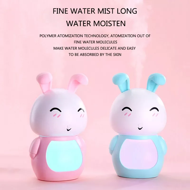 New Cute Rabbit Humidifier USB Creative Home Ultrasonic Mini Desktop Air Humidificador Moisturizing With Night Lights
New Cute Rabbit Humidifier USB Creative Home Ultrasonic Mini Desktop Air Humidificador Moisturizing With Night Lights