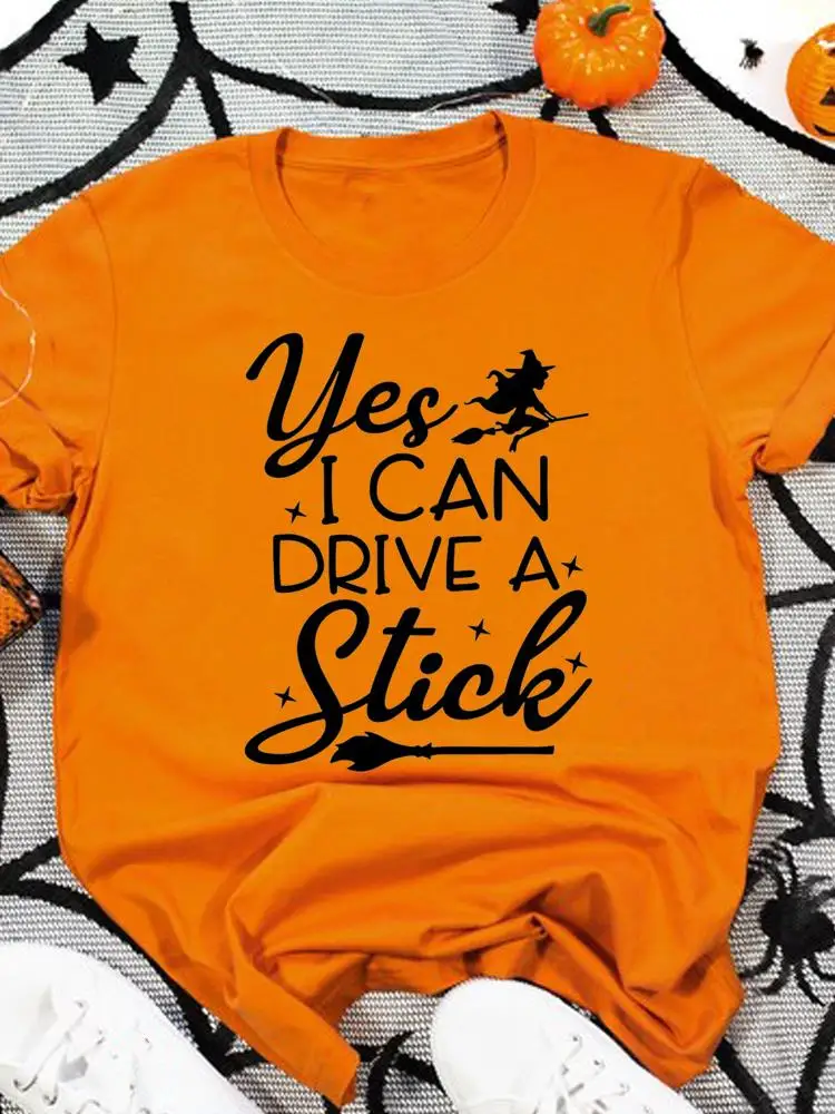Witch Cute 90s Lovely Fall Autumn T Ladies Halloween Clothing Print Fashion Orange T-shirts Clothes Women's Female Graphic Tee
Witch Cute 90s Lovely Fall Autumn T Ladies Halloween Clothing Print Fashion Orange T-shirts Clothes Women's Female Graphic Tee