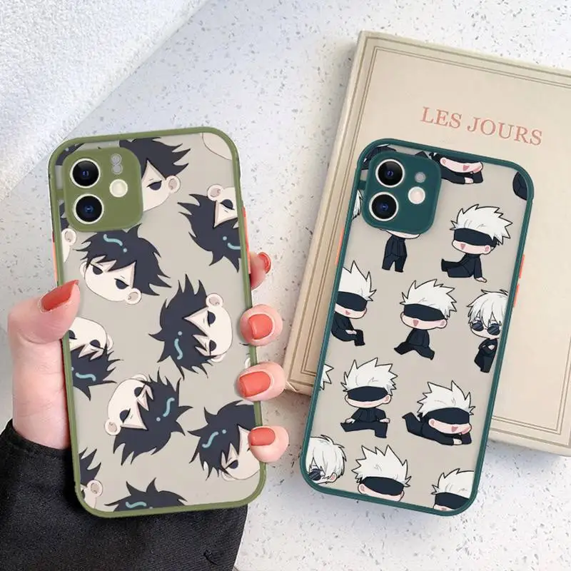 Jujutsu Kaisen anime cute cartoon Phone Case matte transparent For iphone 14 11 12 13 plus mini x xs xr pro max cover
Jujutsu Kaisen anime cute cartoon Phone Case matte transparent For iphone 14 11 12 13 plus mini x xs xr pro max cover