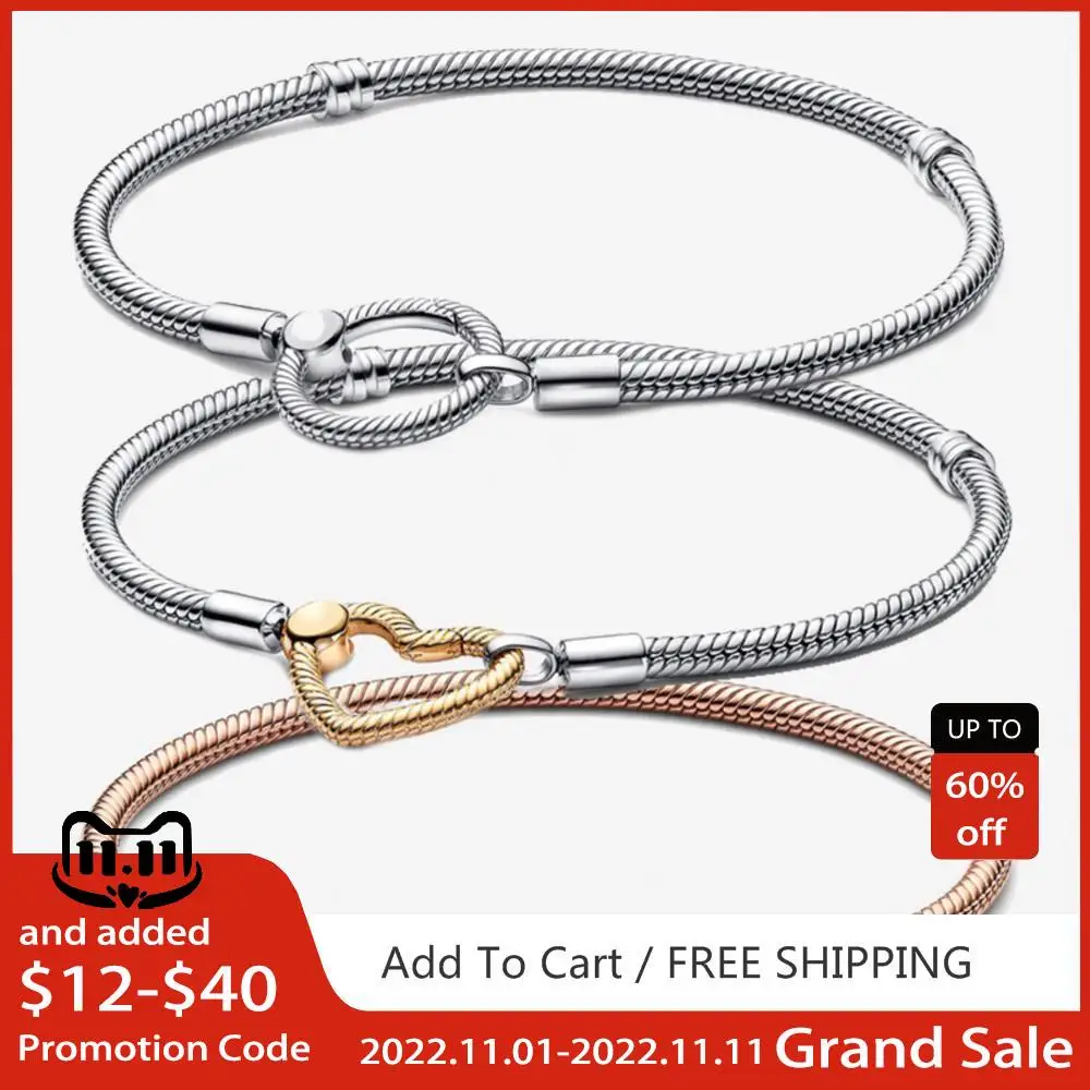 2022 New 925 Sterling Silver Charm Heart Closure Bracelets Original Moments O Closure Snake Chain Bracelet Women Jewelry Gift
2022 New 925 Sterling Silver Charm Heart Closure Bracelets Original Moments O Closure Snake Chain Bracelet Women Jewelry Gift