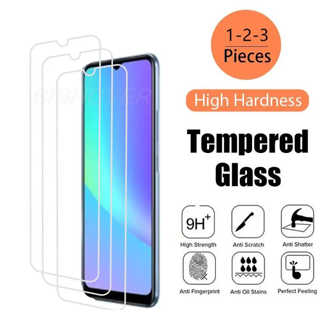 

For Realme C25 RMX3193 C25s RMX3195 6.5" Tempered Glass Protective On For Oppo Realme C25 C25s Phone Screen Protector Film Cover