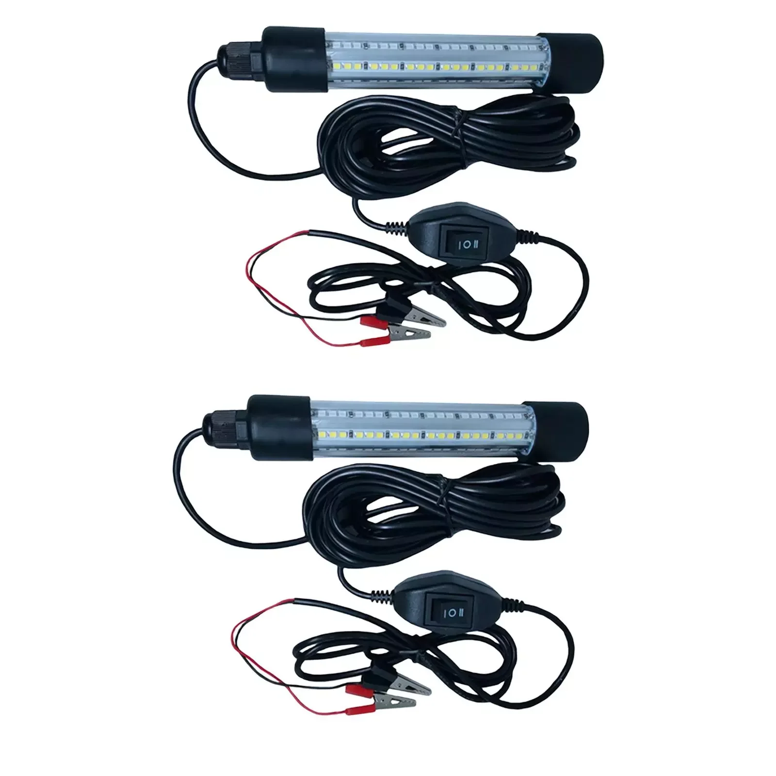 12V 100W LED Submersible Light Fish Fishing Lamp Underwater Crappie Lure with 5M Cord Bait Fish for Boat Dock Saltwater
12V 100W LED Submersible Light Fish Fishing Lamp Underwater Crappie Lure with 5M Cord Bait Fish for Boat Dock Saltwater