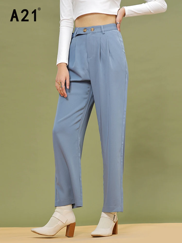 A21 Women Solid High Waist Wide-leg Trousers 2022 New Simple Fashion Elastic Baggy Straight Pants Female Loose Casual Bottoms
A21 Women Solid High Waist Wide-leg Trousers 2022 New Simple Fashion Elastic Baggy Straight Pants Female Loose Casual Bottoms