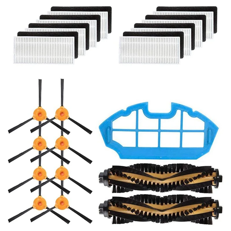 19PCS For Cecotec Conga 990 5040 Eufy Robovac 11 11C Deebot N79S N79 Iboto Aqua V710 Hepa Filter Main Roller Brush
19PCS For Cecotec Conga 990 5040 Eufy Robovac 11 11C Deebot N79S N79 Iboto Aqua V710 Hepa Filter Main Roller Brush