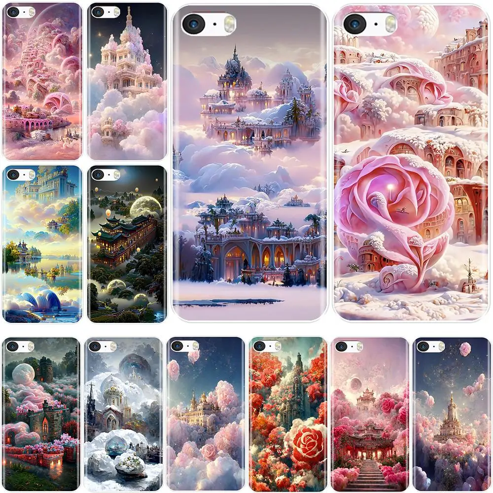 Phone case For iPhone 4 4S 5 5S 5C SE 2 3 Soft shell TPU painted Beautiful castle phone back cover for iPhone SE 2020 2022 case
Phone case For iPhone 4 4S 5 5S 5C SE 2 3 Soft shell TPU painted Beautiful castle phone back cover for iPhone SE 2020 2022 case
