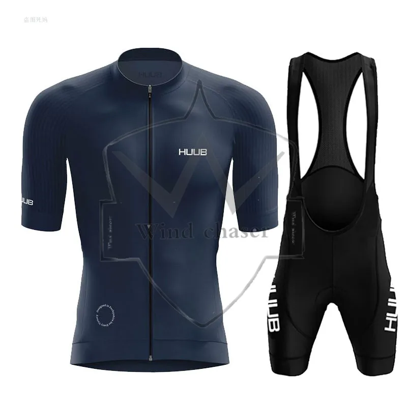 

2022, мужской летний комплект из Джерси для велоспорта, одежда для горных велосипедов, костюмы, быстросохнущая дышащая велосипедная спортивная одежда с коротким рукавом HUUB