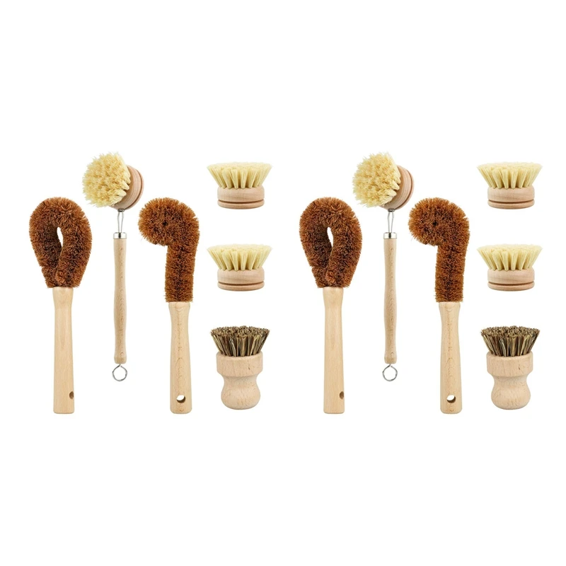 HOT SALE Plant Based Cleaning Brush Set, 12 Piece For Vegetable, And Kitchen Dish Cleaning
HOT SALE Plant Based Cleaning Brush Set, 12 Piece For Vegetable, And Kitchen Dish Cleaning